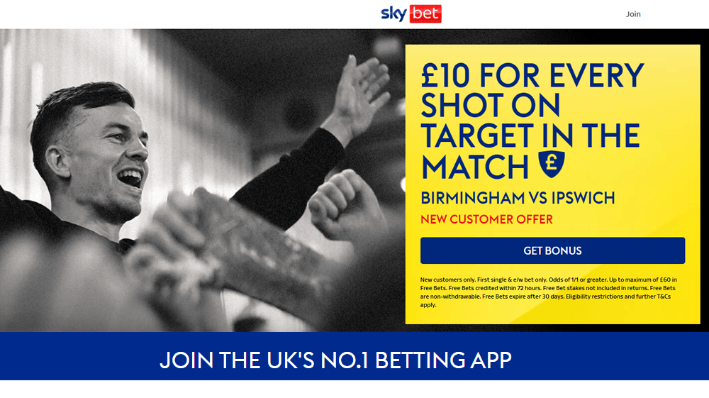 birmingham vs ipswich betting offer