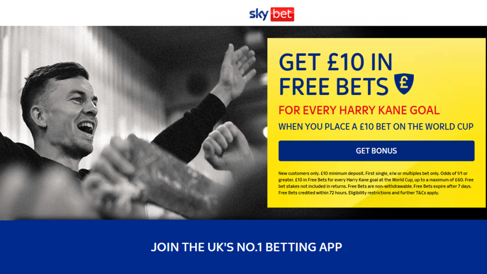 Sky Bet World Cup 2026 Offer