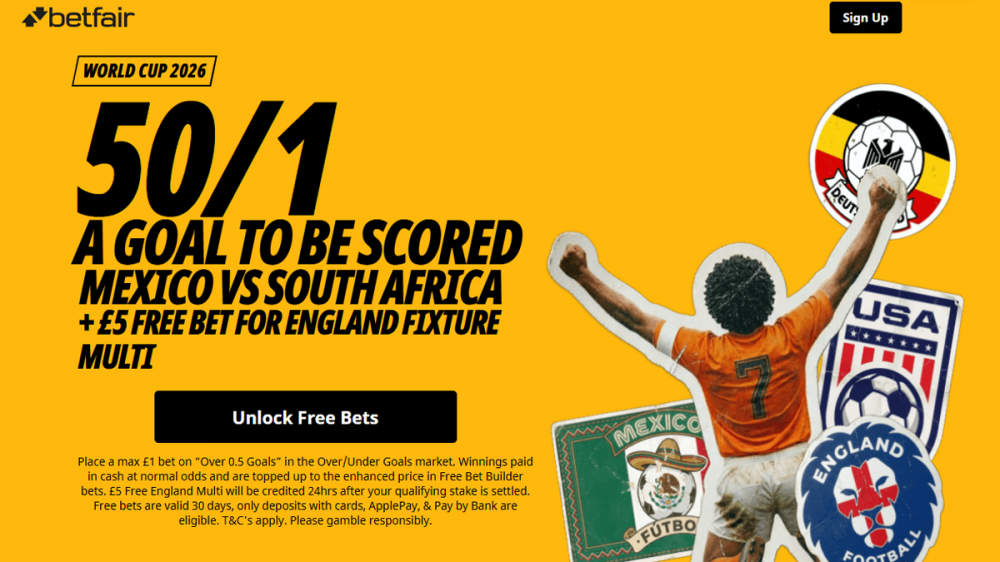 Betfair Mexico vs South Africa