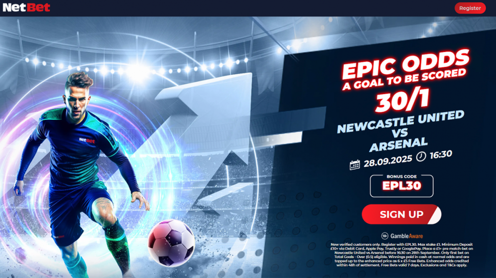 NetBet Newcastle vs Arsenal Image