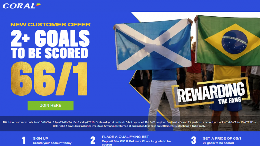 Coral Scotland vs Brazil Offer