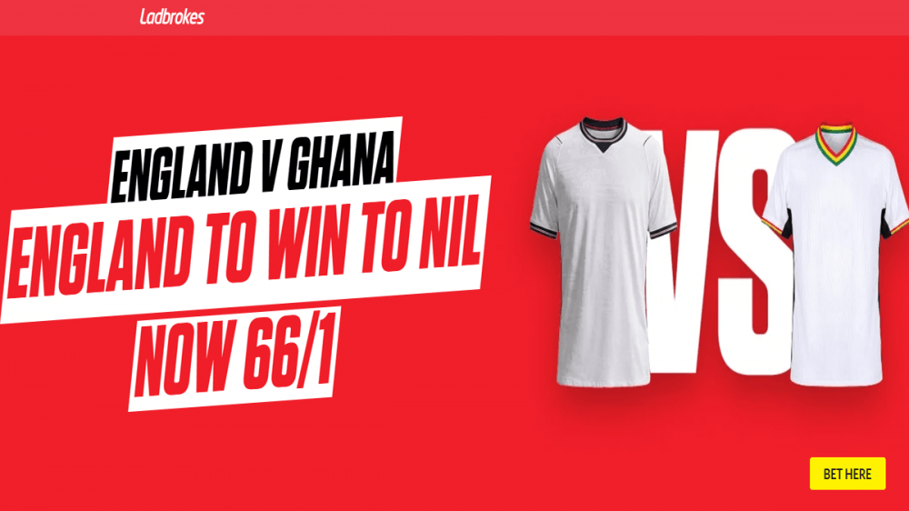 Ladbrokes England vs Ghana Offer