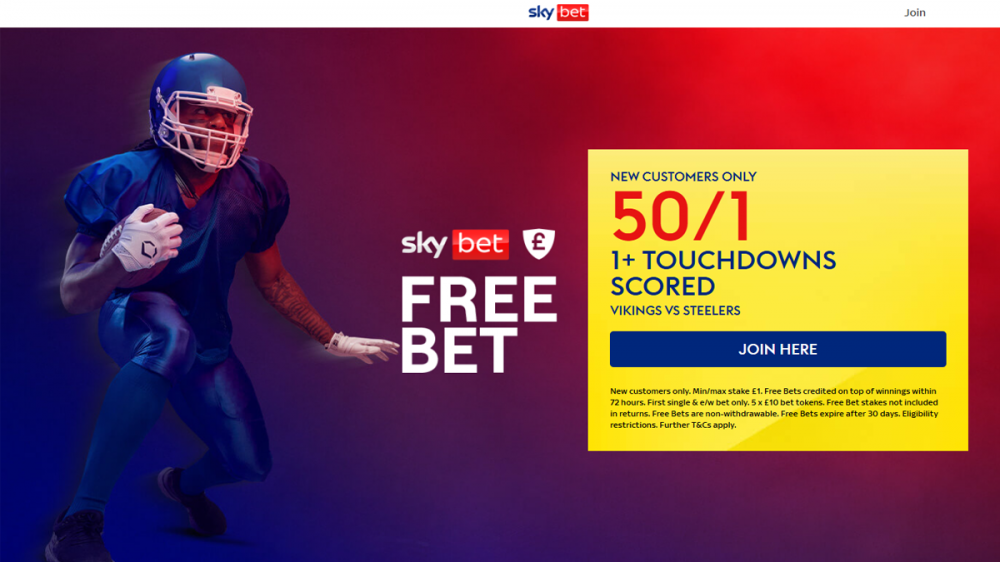 sky bet nfl dublin offer
