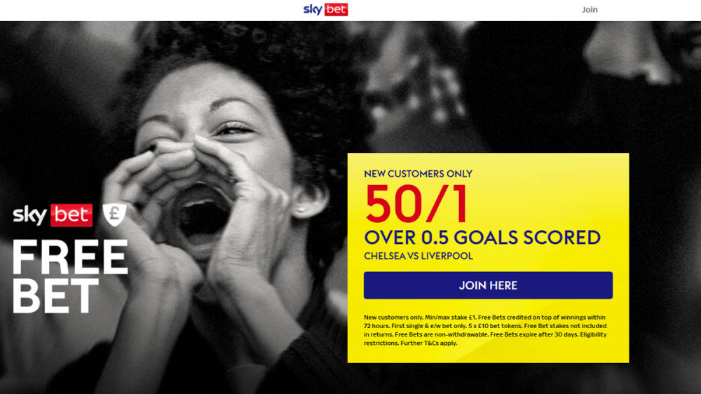 sky bet offer chelsea vs liverpool