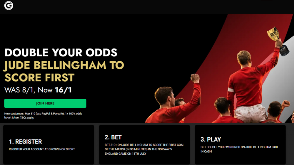 Grosvenor Sport Norway vs England Offer