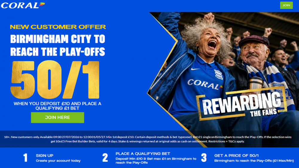 coral birmingham city offer