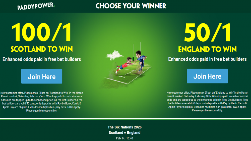 Paddy Power Super Bowl Offer