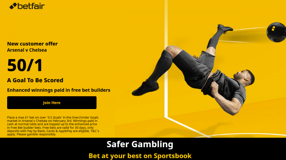 Betfair Arsenal vs Chelsea