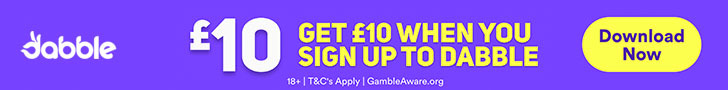 Offer Banner - £10 Free Bet No Deposit Required