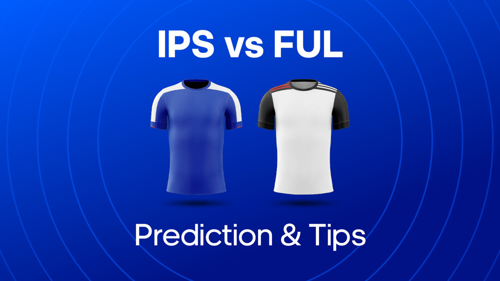 blue shirt and white shirt between ips vs ful prediction & tips text