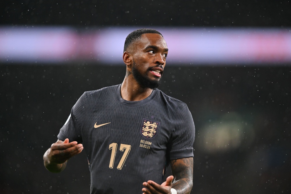 photo of ivan toney in the england alzheimer society shirt vs belgium