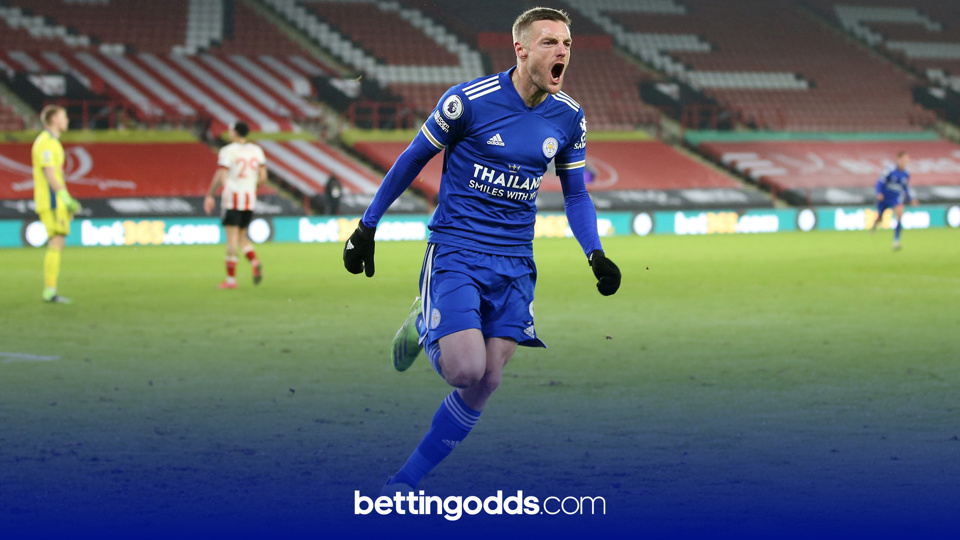 Report: Jamie Vardy has the second lowest touches per-minute in the Premier League this season