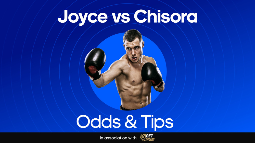 boxer throwing a punch between joyce vs chisora odds & tips text