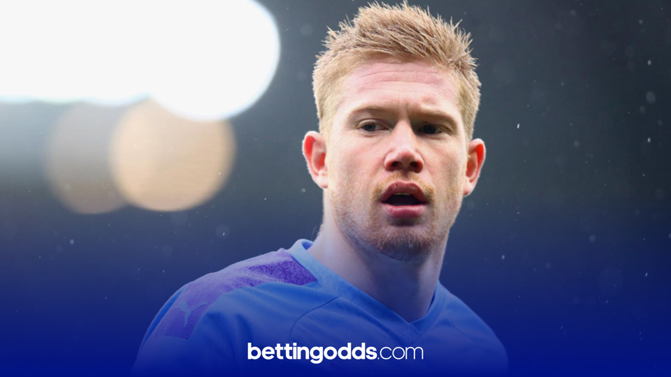 Kevin De Bruyne has has the highest shots on target average of any City player to play more than three games this season and features in our football tips for the game against Marseille
