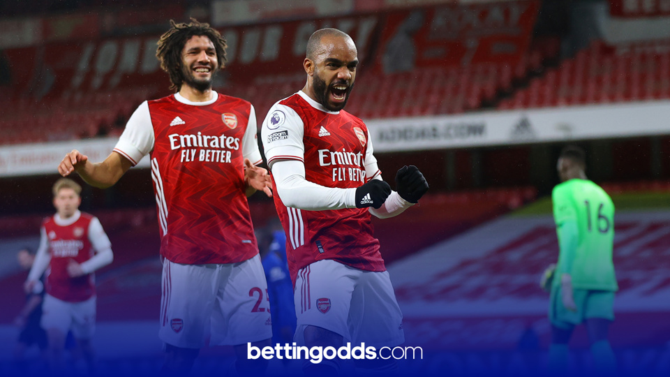Alexandre Lacazette has scored five goals in his last five games and features in our 55/1 longshot for the game