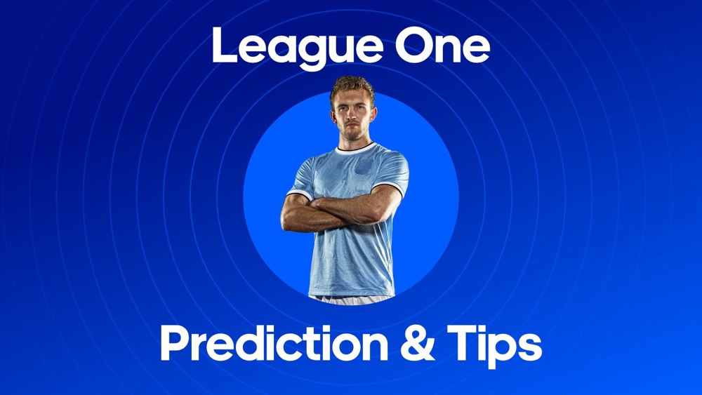 Image of a footballer with text saying 'League One Prediction & Tips'