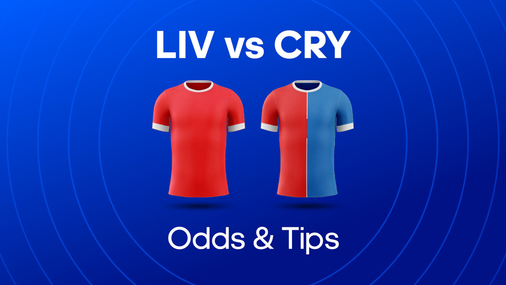 red shirt and red and blue halved shirt between liv vs cry odds & tips text