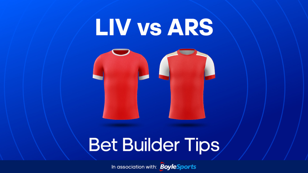Liverpool vs Arsenal Bet Builder Tips
