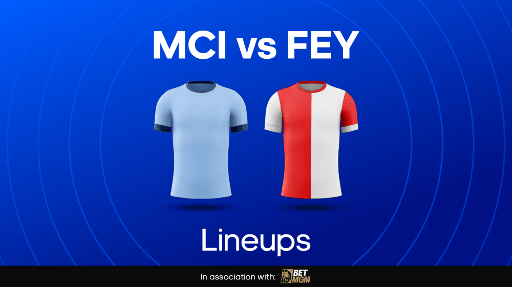 manchester city vs feyenoord lineups