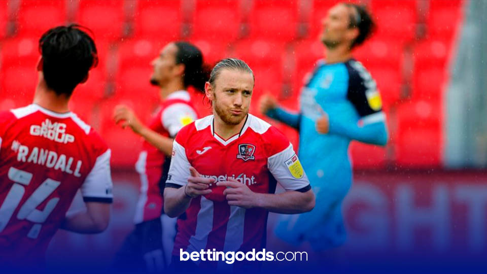 Football BTTS Acca Tips: Exeter feature in our 12/1 four-fold.