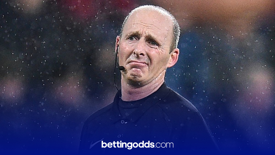Card-happy ref's: Mike Dean has already shown the most cards in the Premier League this season