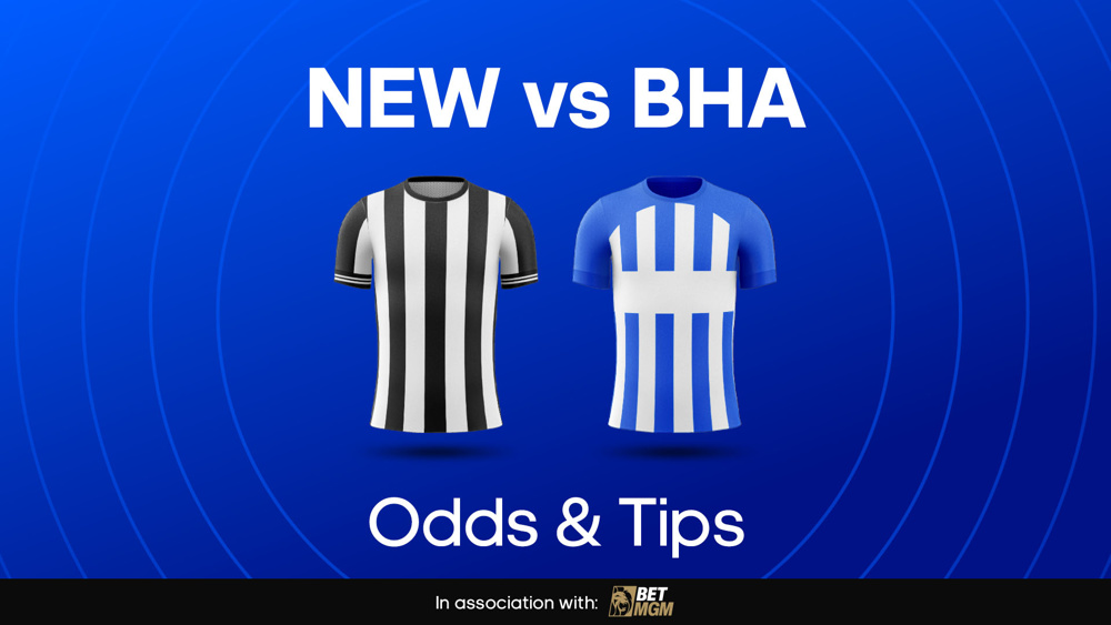 black and white striped shirt and blue and white striped shirt between new vs bha odds & tips text