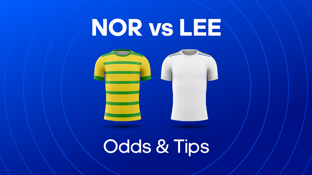 yellow and green striped shirt and white shirt between nor vs lee odds & tips text