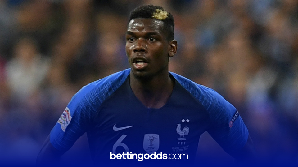 World Cup winner Paul Pogba should line-up for France and his side feature in our 10/1 accumulator