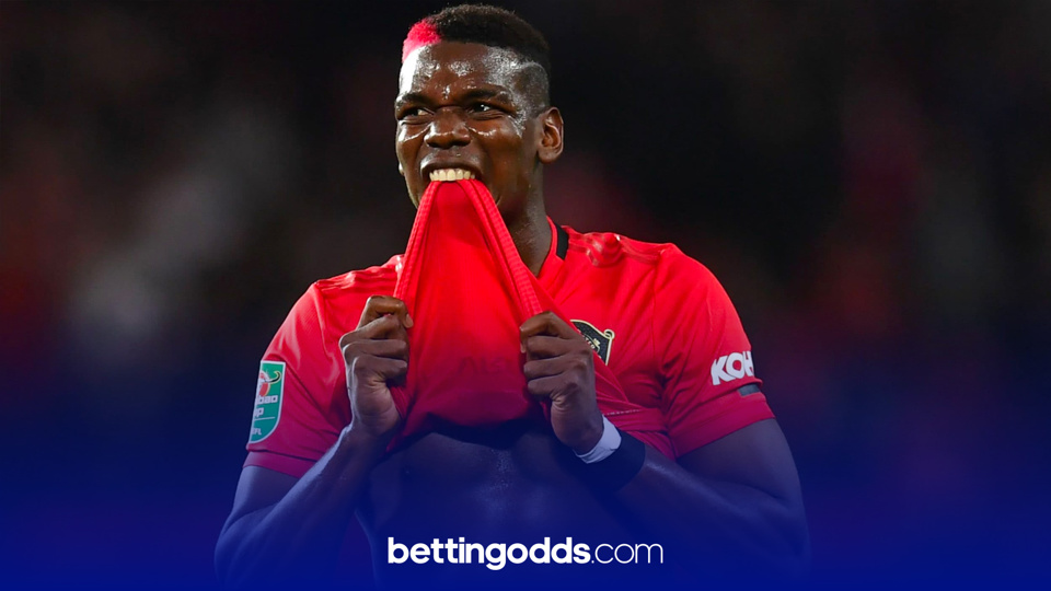 Paul Pogba features in our 45/1 longshot for the game as part of our football tips on Sunday