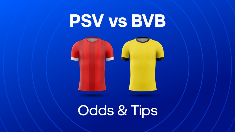red shirt and yellow shirt between psv vs bvb odds & tips text