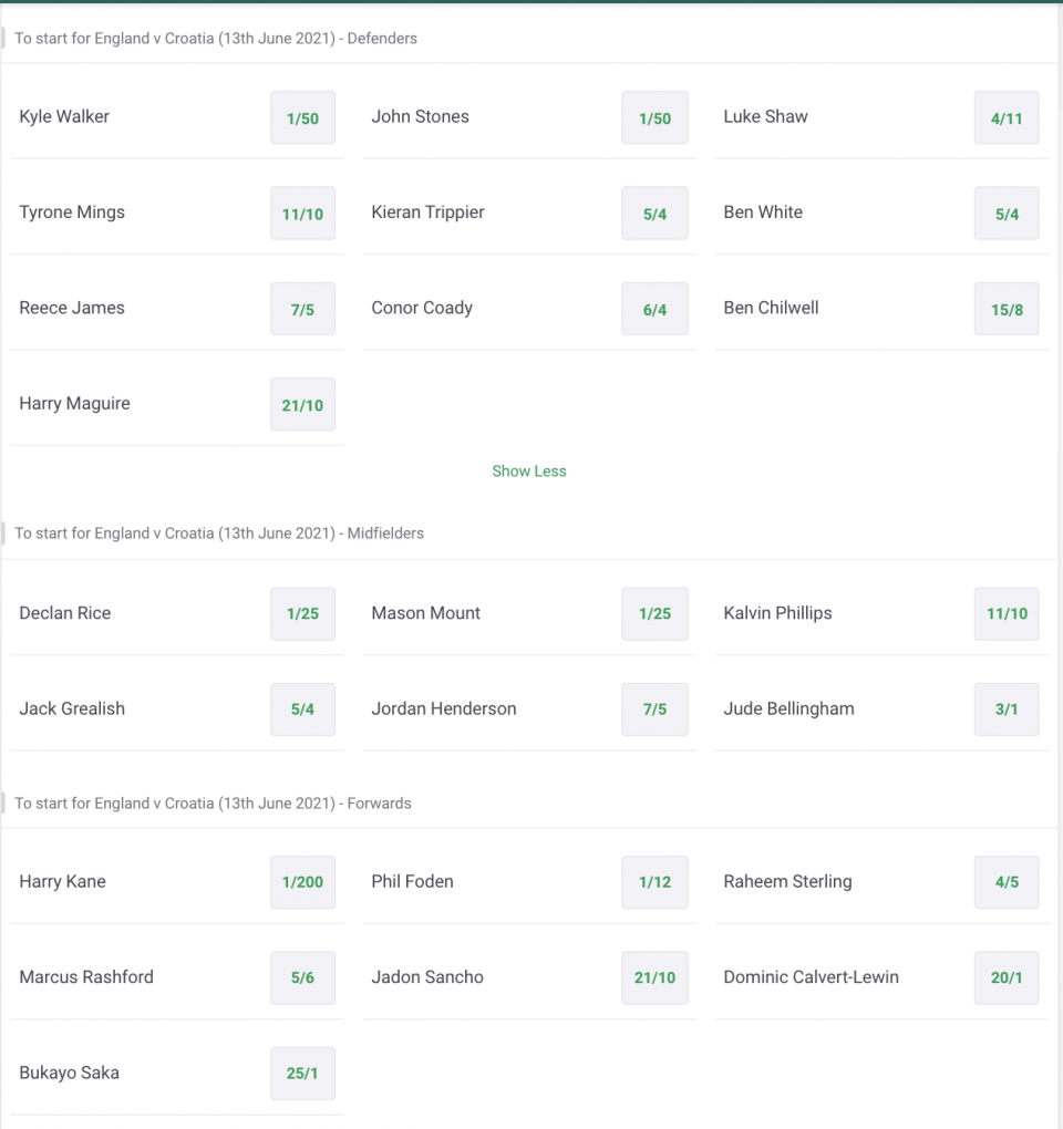 Odds with Paddy Power - Odds Correct 13:00 07/06/2021