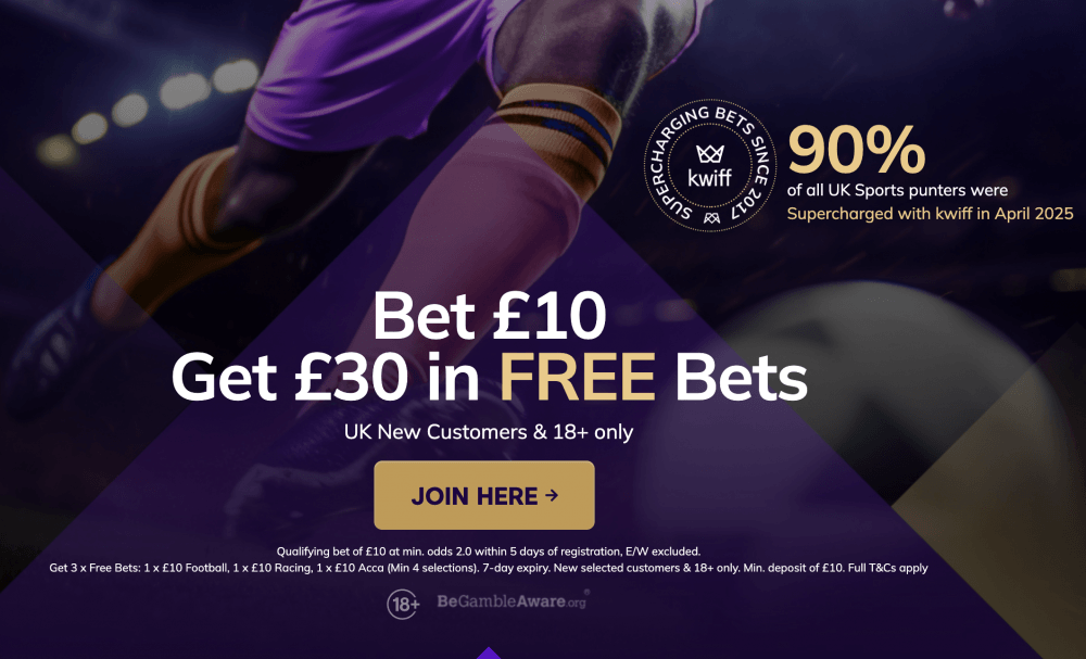 Kwiff new customer offer