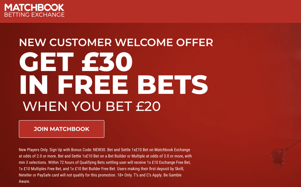 Matchbook Sportsbook Sign Up