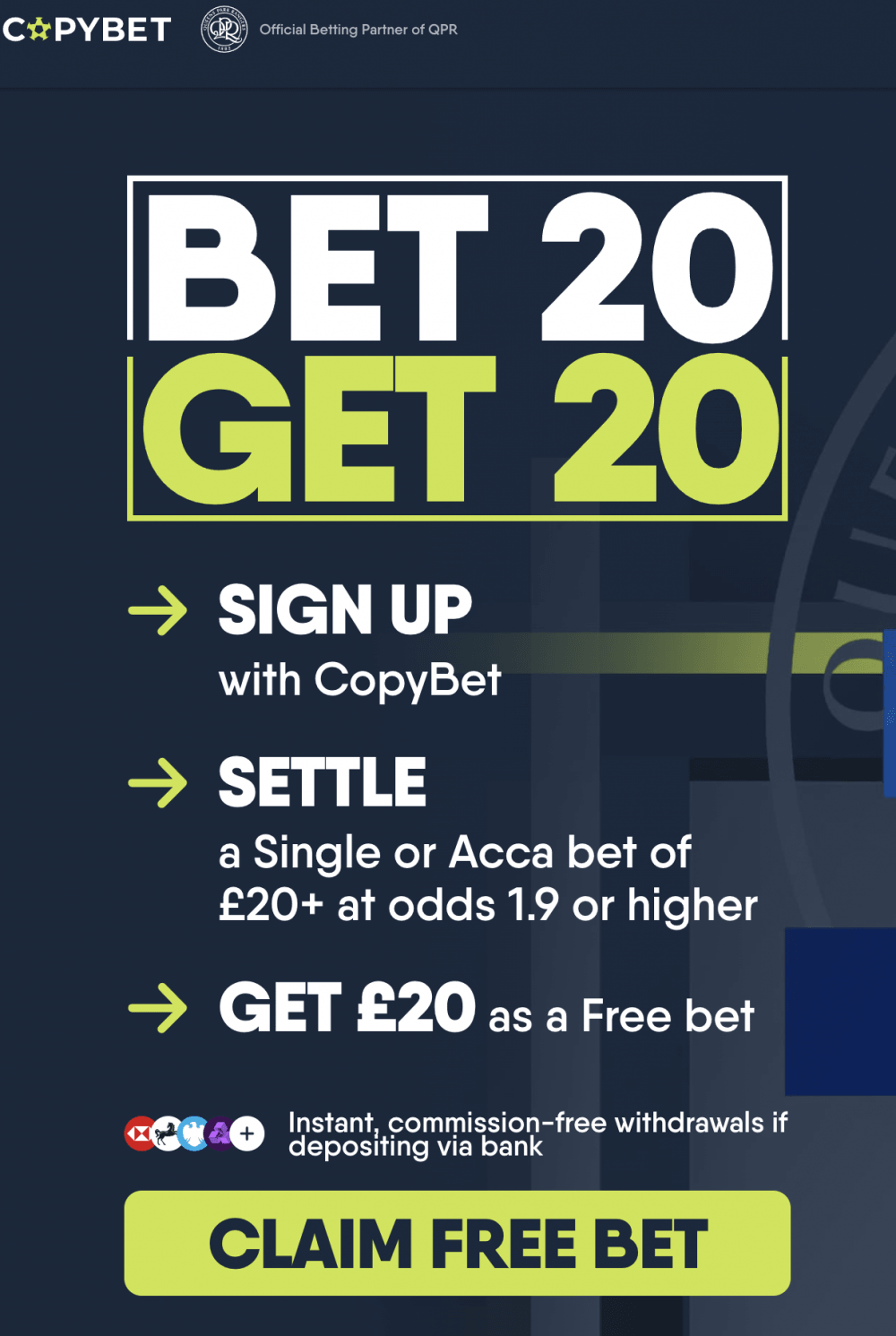 CopyBet Welcome Offer