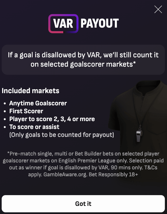 VAR Payout