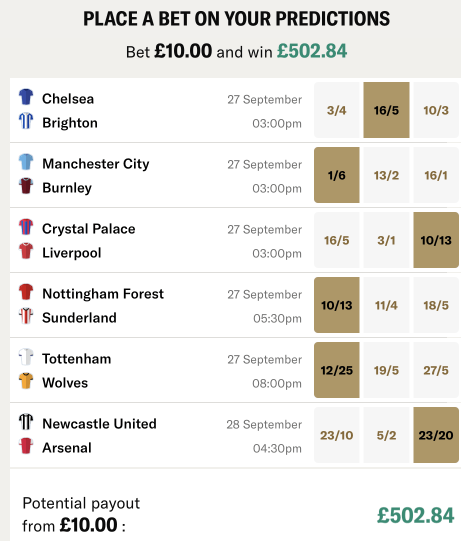 Our Gameweek 6 Predictions