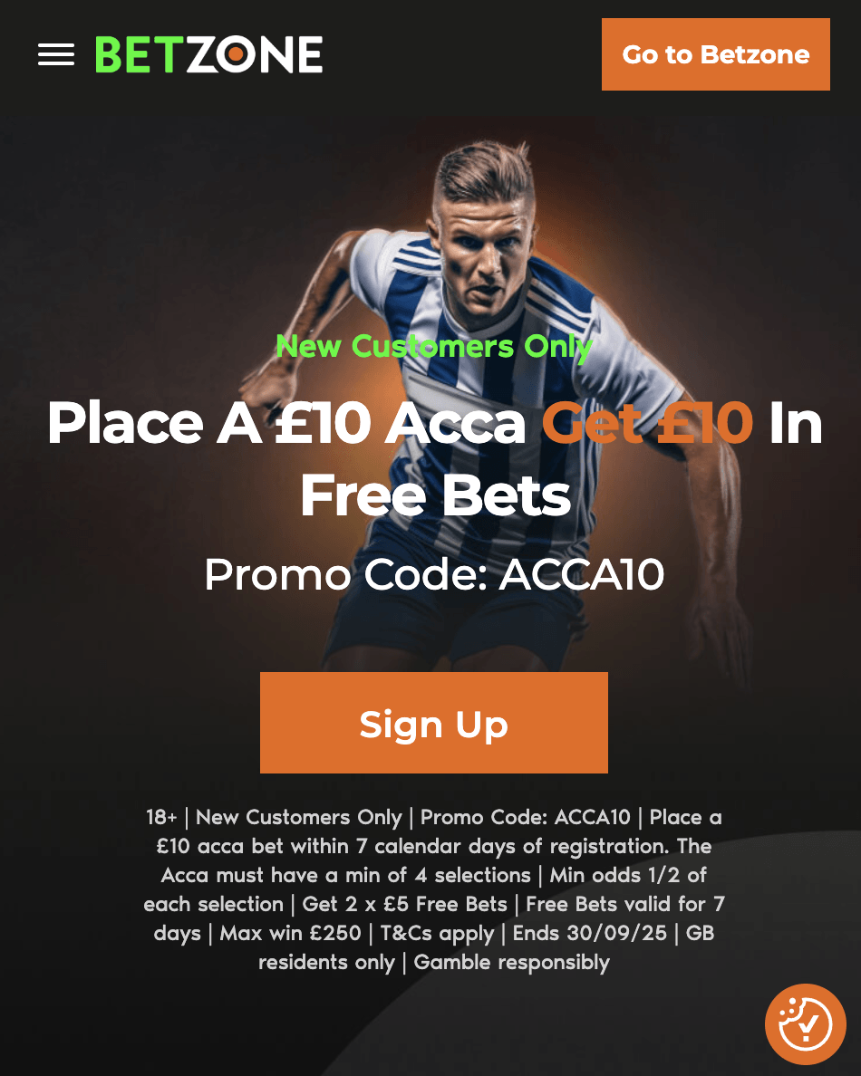 Betzone Sign Up Offer