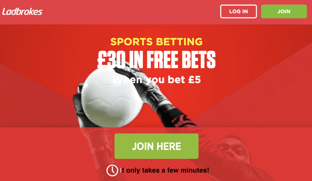 Ladbrokes Sign Up Offer