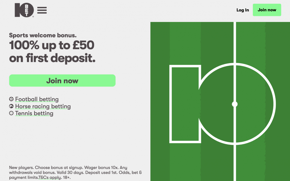 10bet Sign Up Offer
