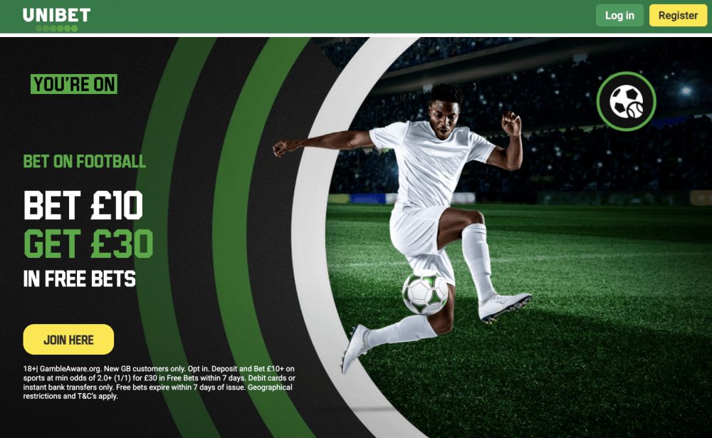 image of unibet welcome offer