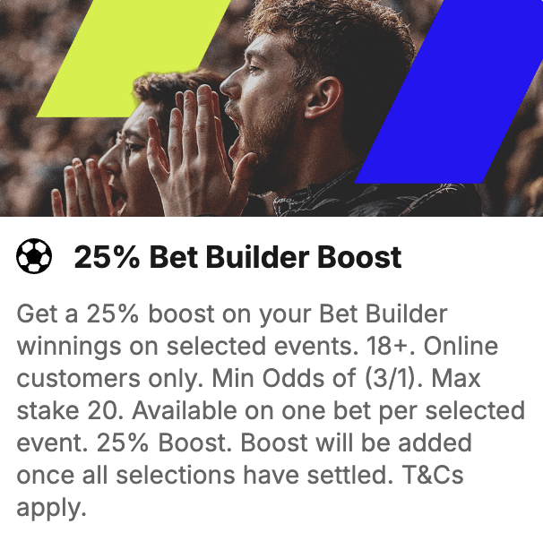 bet builder boost