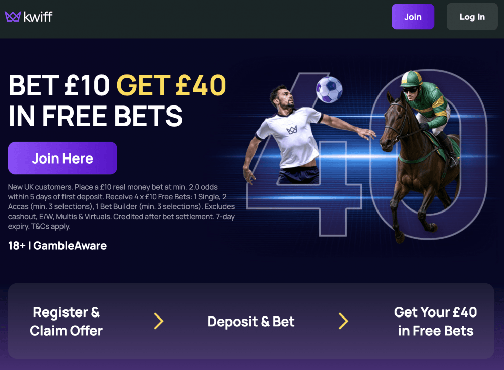 Kwiff new customer offer