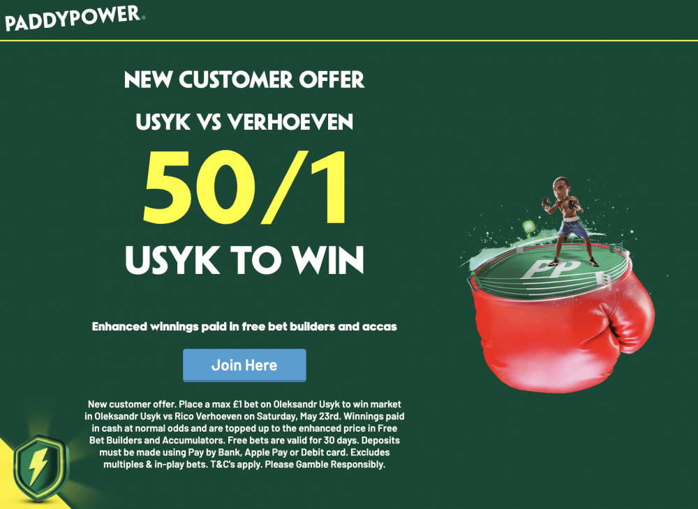 Paddy Power Usyk vs Verhoeven