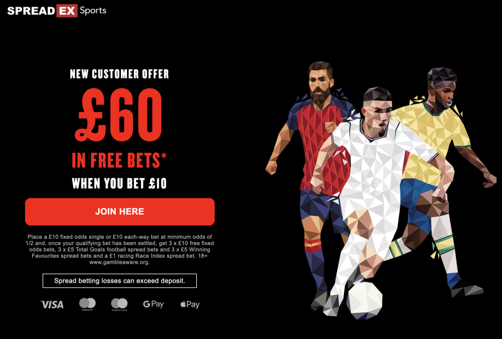 Spreadex Sports Welcome Offer