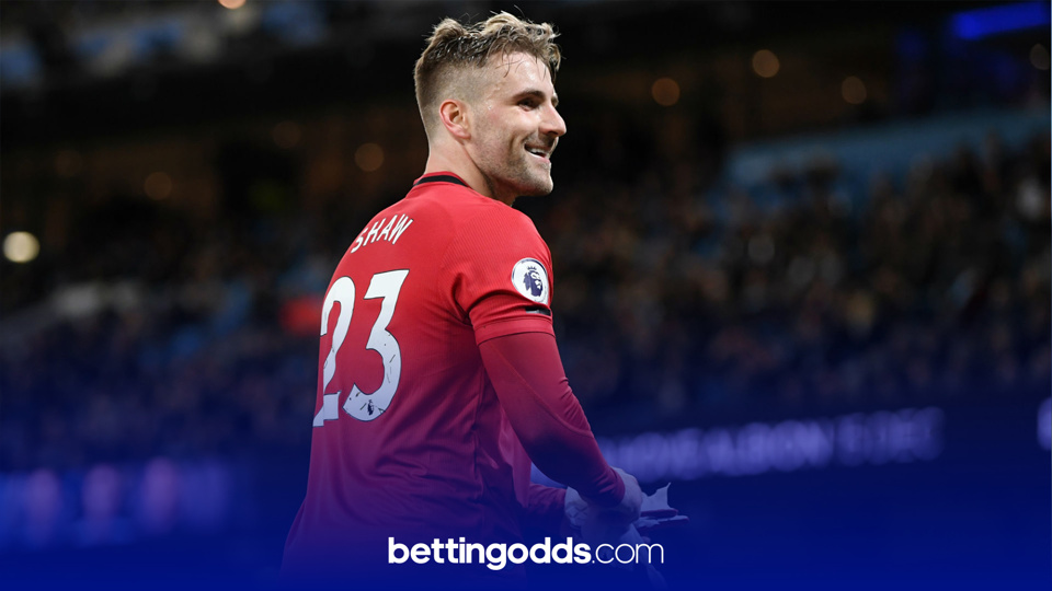 Shaw thing? Luke Shaw features in our 4/1 shots on target single