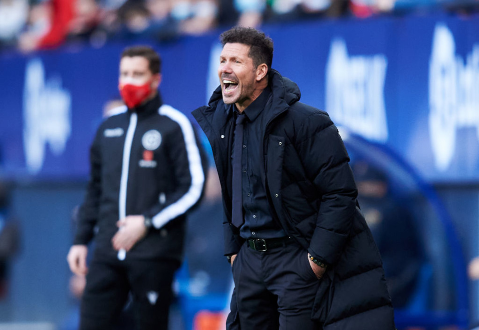 Diego Simeone's side have suffered a disappointing domestic campaign so far this season