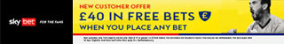 Offer Banner - Bet 5p Get £40 Free Bets