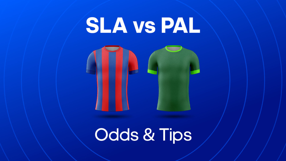 image of san lorenzo and palmeiras shirts with text saying sla vs pal odds and tips