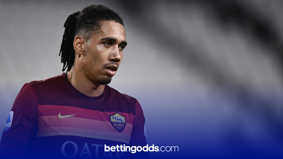 Lazio v Roma Tips: Chris Smalling has been booked twice in his last three outings