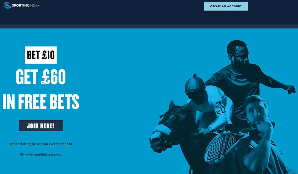 Sporting Index Sign up Offer